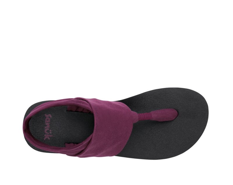 Sanuk Sling St Vegan Women's Sandals Purple | Canada 88EBC